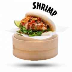 Logo - Bunnie & Shrimp - Unsere Bao Burger: frische Zutaten, kreative Aromen & perfekter Crunch – wahlweise mit saftigen Garnelen, knusprigem Blumenkohl oder aromatischen Austernpilzen.
