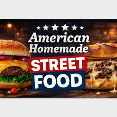 Logo Foodtruck American Homemade Street Food